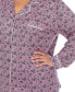 Фото #5 товара Plus Size 2 Piece Long Sleeve Heart Print Pajama Set