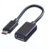 Фото #3 товара VALUE Cableadapter - USB3.1 - C-A - M/F 0.15 m - 0.15 m - USB C - USB A - USB 3.2 Gen 1 (3.1 Gen 1)