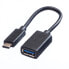 Кабель-адаптер USB3.1 - C-A - M/F 0.15 м - 0.15 м - USB C - USB A - USB 3.2 Gen 1 (3.1 Gen 1) VALUE by ROTRONIC-SECOMP AG - Разъемы и переходники - фото #3