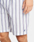 ფოტო #3 პროდუქტის Men's Cotton Striped Pajama Shorts