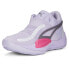 Фото #2 товара Puma Rise Nitro Basketball Mens Purple Sneakers Athletic Shoes 37701211