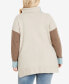 ფოტო #5 პროდუქტის Plus Size Riley High Low Sweater