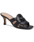 ფოტო #1 პროდუქტის Tillie "C" Emblem Kitten Heel Dress Sandals