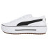 Фото #3 товара Puma Kaia Platform Womens White Sneakers Casual Shoes 38380401