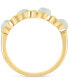 ფოტო #3 პროდუქტის EFFY® Ethiopian Opal (3/4 ct. t.w.) & Diamond (1/10 ct. t.w.) Ring in 14k Gold