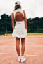 Фото #5 товара Платье объемного кроя в рубчик ZARA