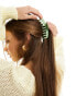 ASOS DESIGN XL hair claw clip in sage