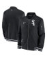 Фото #1 товара Men's Black Chicago White Sox Authentic Collection Full-Zip Bomber Jacket