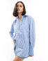 Фото #3 товара Threadbare Delilah shirt in blue stripe