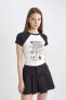 Фото #3 товара Kadın T-shirt B7122ax/bk81 Black