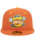 Men's Orange Montgomery Biscuits Theme Nights Montgomery Bacon Biscuits 59FIFTY Fitted Hat