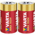 Varta MAX TECH 2x Alkaline C - Single-use battery - C - Alkaline - 1.5 V - 2 pc(s) - Gold - Red