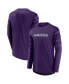 Фото #2 товара Men's Purple, Black Baltimore Ravens Square Off Long Sleeve T-shirt