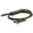 Фото #5 товара StarTech.com 3ft/1m USB C to VGA Cable - 1920x1200/1080p USB Type C to VGA Video Active Adapter Cable - Thunderbolt 3 Compatible - Laptop to VGA Monitor/Projector - DP Alt Mode HBR2 - 1 m - USB Type-C - VGA (D-Sub) - Male - Male - Straight