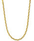 ფოტო #1 პროდუქტის Paperclip Link 20" Chain Necklace (3-5/8mm) in 14k Gold