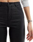 Vero Moda skinny coated jeans in black