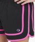 ფოტო #2 პროდუქტის Big Girls 3" Varsity Woven Comfort Shorts