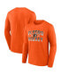 Фото #1 товара Men's Orange Philadelphia Flyers Skate Or Die Long Sleeve T-shirt