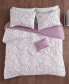 Фото #6 товара Одеяло Intelligent Design Abby с плиссированным металлическим эффектом, 3-х предметный набор, односпальный/полутороспальный