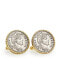 ფოტო #1 პროდუქტის 1800's Silver Barber Dime Rope Bezel Coin Cuff Links