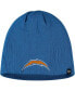 ფოტო #1 პროდუქტის Men's Powder Blue Los Angeles Chargers Primary Logo Knit Beanie