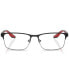 Men's Rectangle Eyeglasses, PS 50PV57-O
