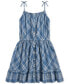 ფოტო #1 პროდუქტის Big Girls Plaid Cotton Madras Dress