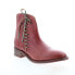 Фото #2 товара Bed Stu Aldina F328016 Womens Brown Leather Zipper Ankle & Booties Boots