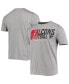 Фото #1 товара Men's Heathered Gray Atlanta Falcons Combine Authentic Game On T-shirt