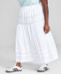 Фото #3 товара Plus Size Crochet Pull-On Maxi Skirt, Created for Macy's
