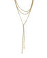 ფოტო #1 პროდუქტის Fancy Multi-Chain Lariat Necklace