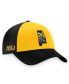 Фото #1 товара Men's Black, Gold Alabama State Hornets Origins Trucker Adjustable Hat