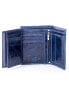Фото #11 товара Мужское портмоне кожаное синее вертикальное без застежки Portfel-CE-PR-N890-VTU.78-granatowy Factory Price