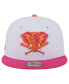 ფოტო #4 პროდუქტის Men's White, Pink Oakland Athletics 40th Team Anniversary 59FIFTY Fitted Hat