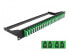 Delock 43399 - Fiber - LC - Black - Green - Rack mounting - 1U - 482.6 mm