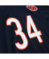 Фото #4 товара Men's Walter Payton Navy Chicago Bears 1983 Authentic Throwback Retired Player Jersey