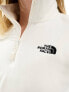 Фото #5 товара The North Face Glacier 1/4 zip logo fleece in off white