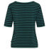 REDGREEN Hedy short sleeve T-shirt Mid Green Stripe, XS - фото #5