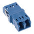 Фото #6 товара InLine Fiber Optical Adapter Duplex LC/LC SM Ceramic Sleeve blue