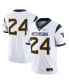 Фото #1 товара Men's 1 White West Virginia Mountaineers Game Jersey