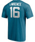 Фото #3 товара Men's Trevor Lawrence Teal Jacksonville Jaguars Player Icon T-shirt