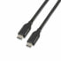 Фото #1 товара USB-C кабель 3.1 Aisens Чёрный 1 m