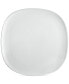 Фото #1 товара Whiteware Soft Square Salad Plate, Created for Macy's