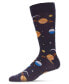ფოტო #1 პროდუქტის Men's Stellar Outerspace Novelty Crew Socks