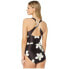 Фото #2 товара Купальник Ralph Lauren LAUREN RALPH LAUREN Women's 247507 Twist Back Halter One-Piece Swimsuit Size 8