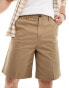 Jack & Jones baggy fit chino short in tan