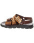 Valentino Rope & Leather Sandal Men's Brown 42