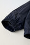 Plain water-repellent embroidered raincoat