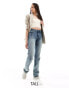 ONLY Tall Jaci mid rise straight leg jeans in tint Голубой, W25 L36 - фото #1