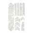 ALL MOUNTAIN STYLE Extra Frame Guard Stickers Tornado White - фото #1